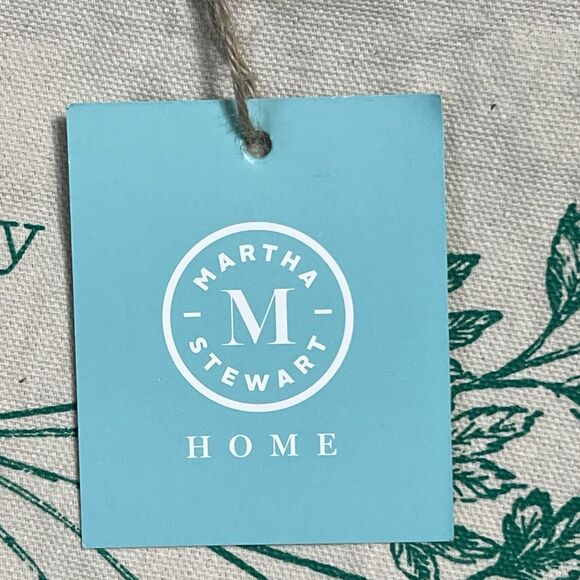 Garden Herbs Cotton Canvas Tote Reusable Tote Bag Martha Stewart 100% Cotton - Picture 6 of 17